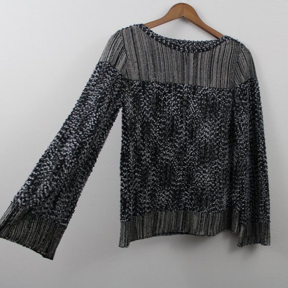 ⬇️$35 Barcelona Black & Gray Long Sleeve Sweater - Picture 4 of 12